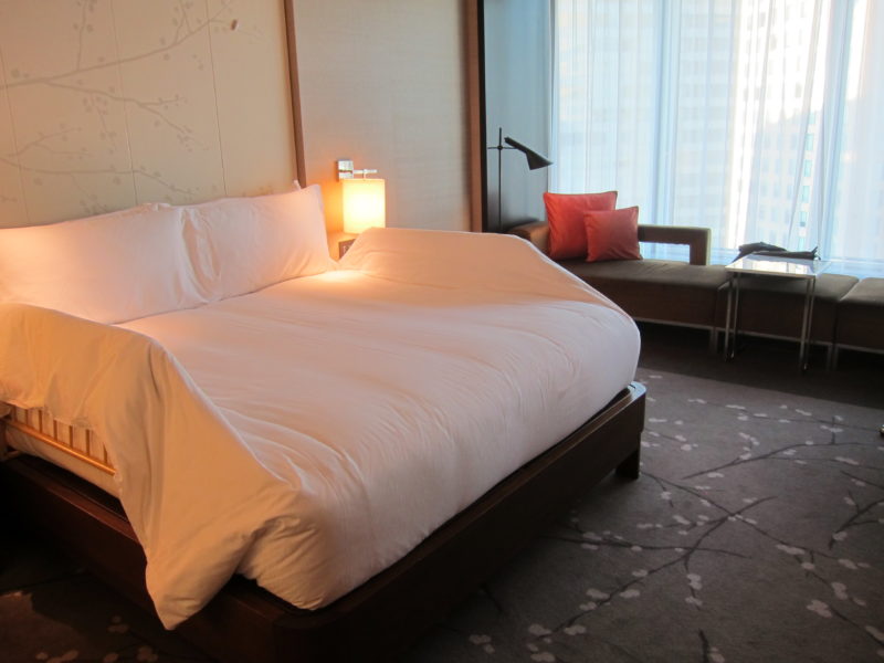 ヒルトン・オナーズに登録して宿泊したコンラッド東京の客室