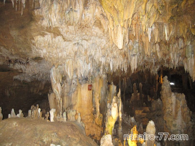 赤ちゃん連れの石垣島旅行で訪れた「石垣島鍾乳洞の様子」