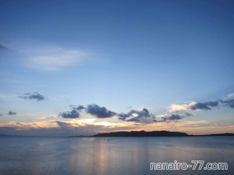 石垣島のサンセットは美しい